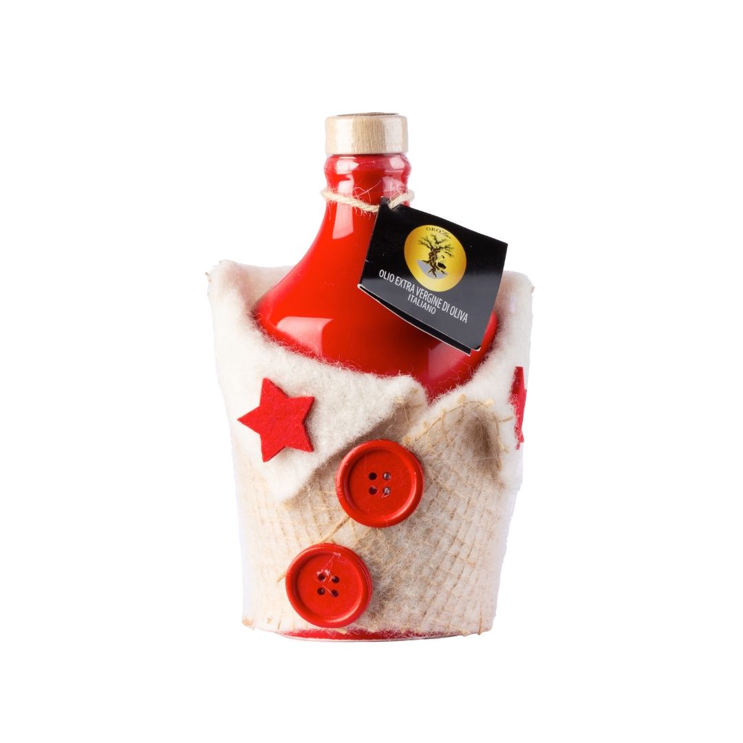 Olio extra vergine di oliva ceramica rossa e bianca 500 ml Oro Lisa 6 14a65e9e