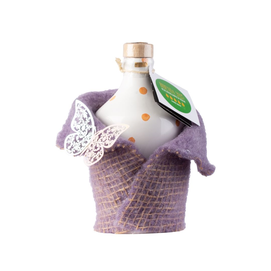 Olio extra vergine di oliva ceramica poua bianca 500 ml Oro Lisa 1 2daf8a0e