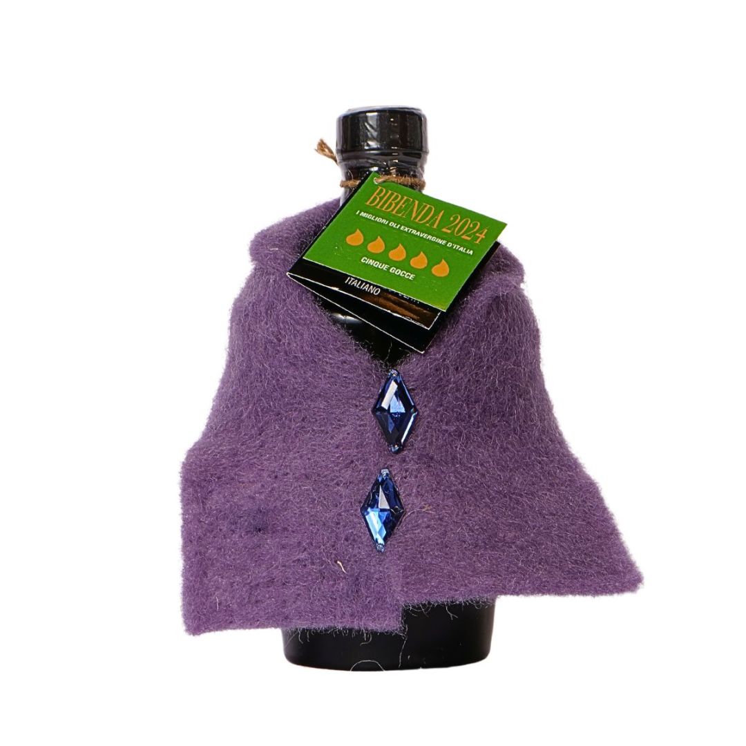 Olio extra vergine di oliva ceramica scura vestito viola Oro Lisa 2e120c66